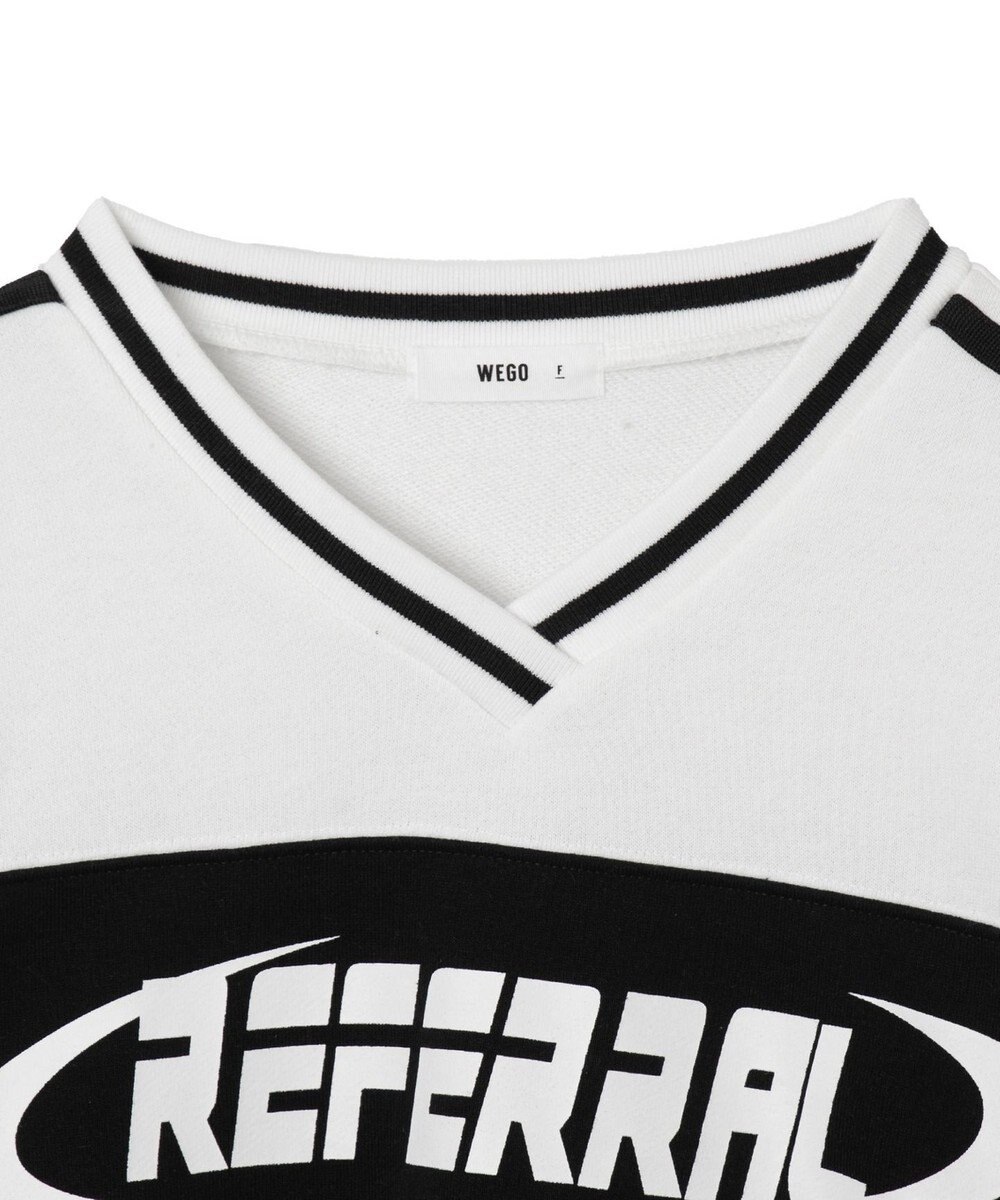 WEGO 切り替えショートスウェット 