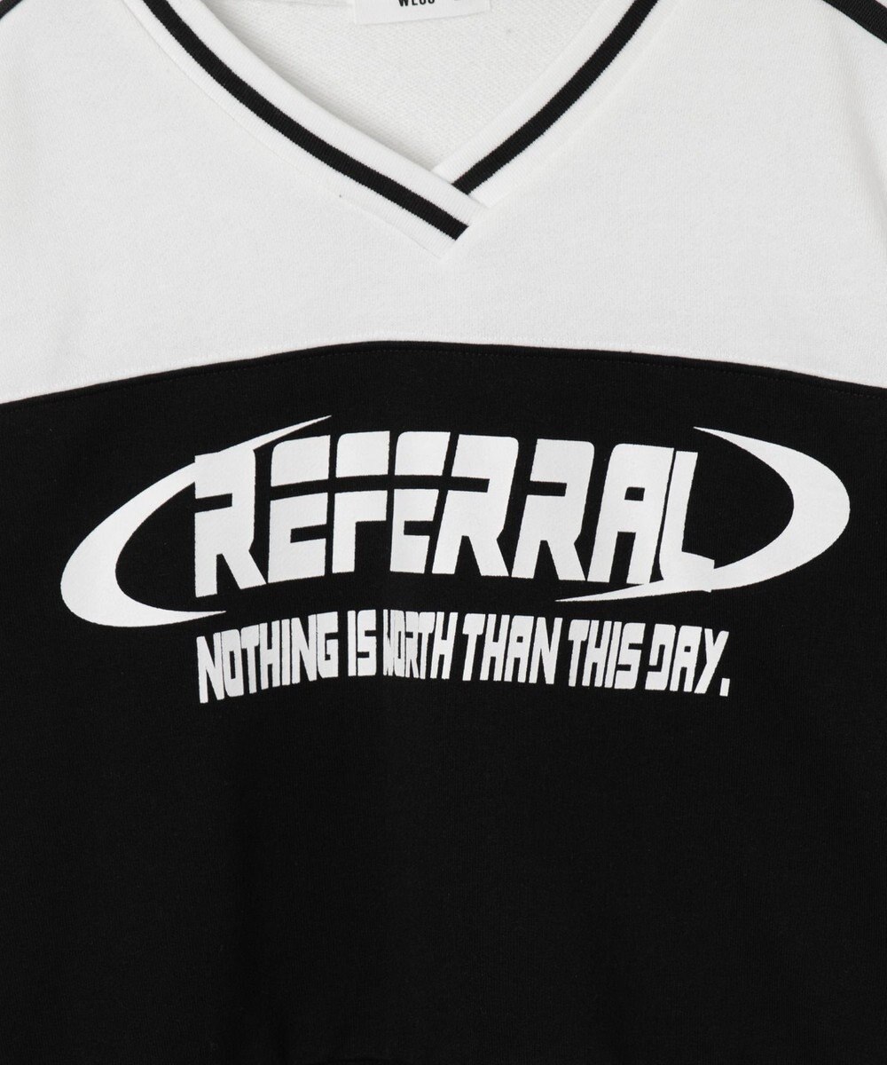 WEGO 切り替えショートスウェット 