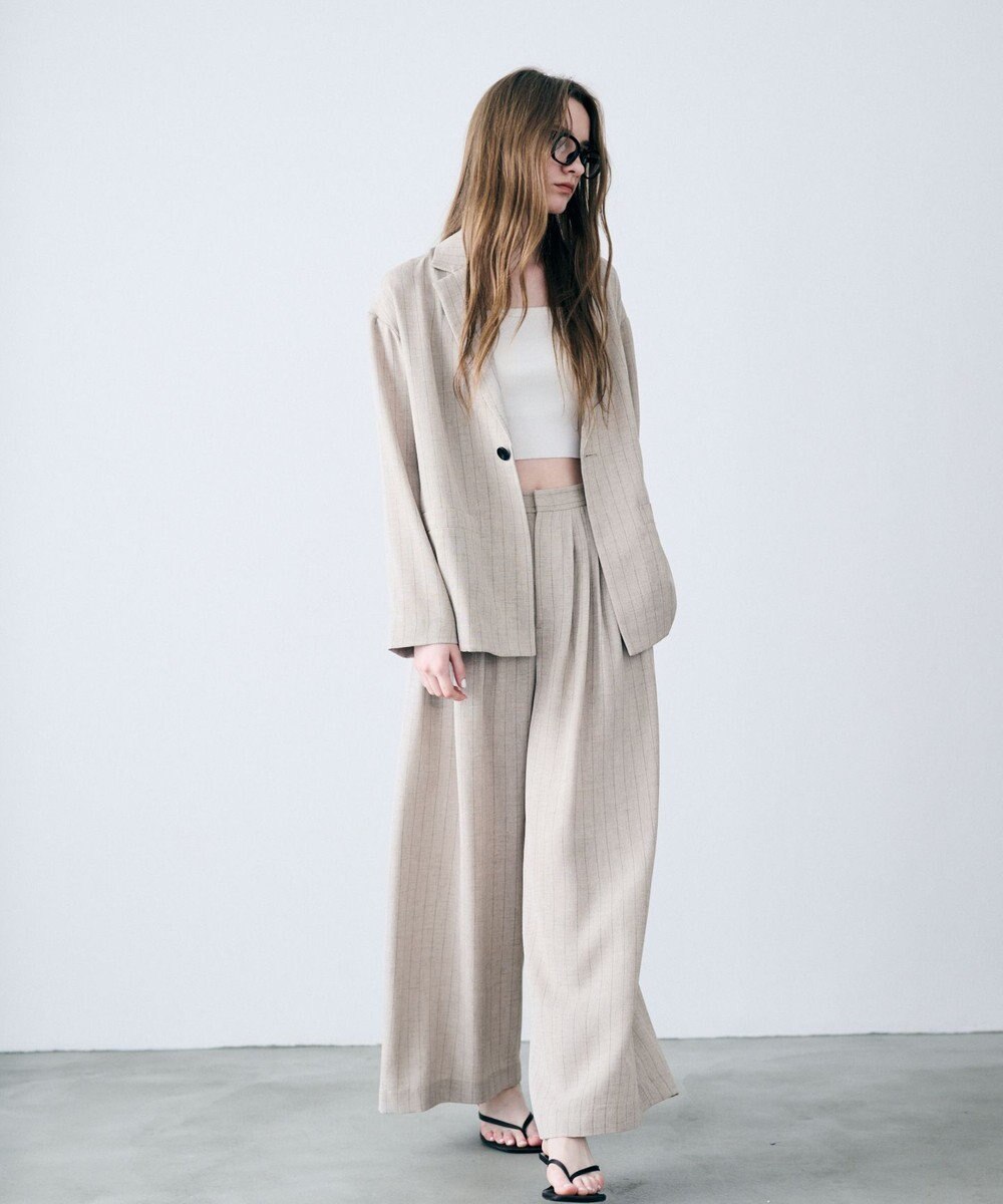 uncrave リネンライクツイル ジャケット 