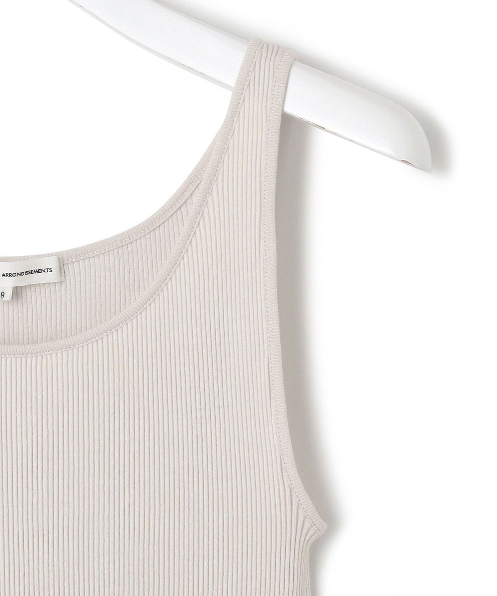 23区 S 【Oggi6月号掲載/新色追加】オーガニック コットンリブ タンクトップ 