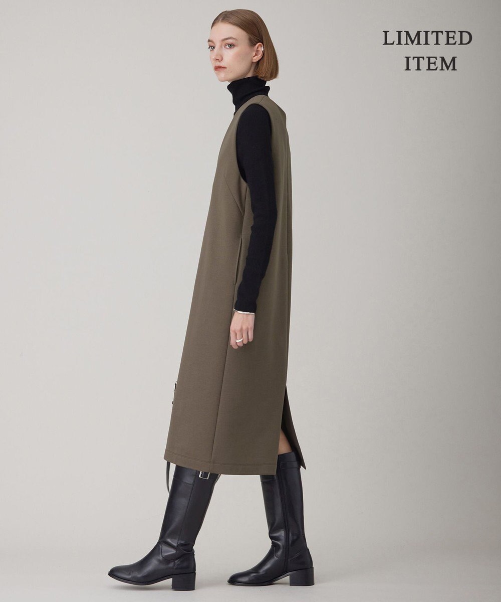 ICB L 【WEB限定・洗える】 コットンダンボール ジャンパースカート ワンピース 