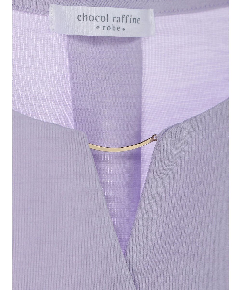 Green Parks バー付き７分袖ブラウソー 