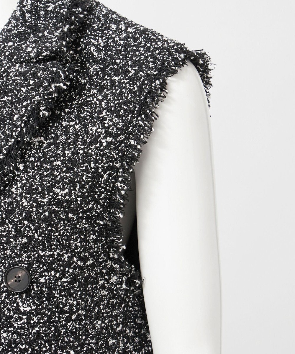 23区 L 【GOLD LABEL】CAMPOREバイカラーツイード ジレ 