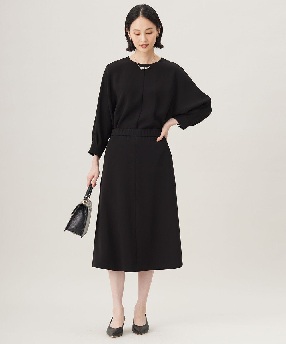 自由区 L 【19号サイズまで展開・セットアップ対応】トリアセダブルクロスフレア スカート 