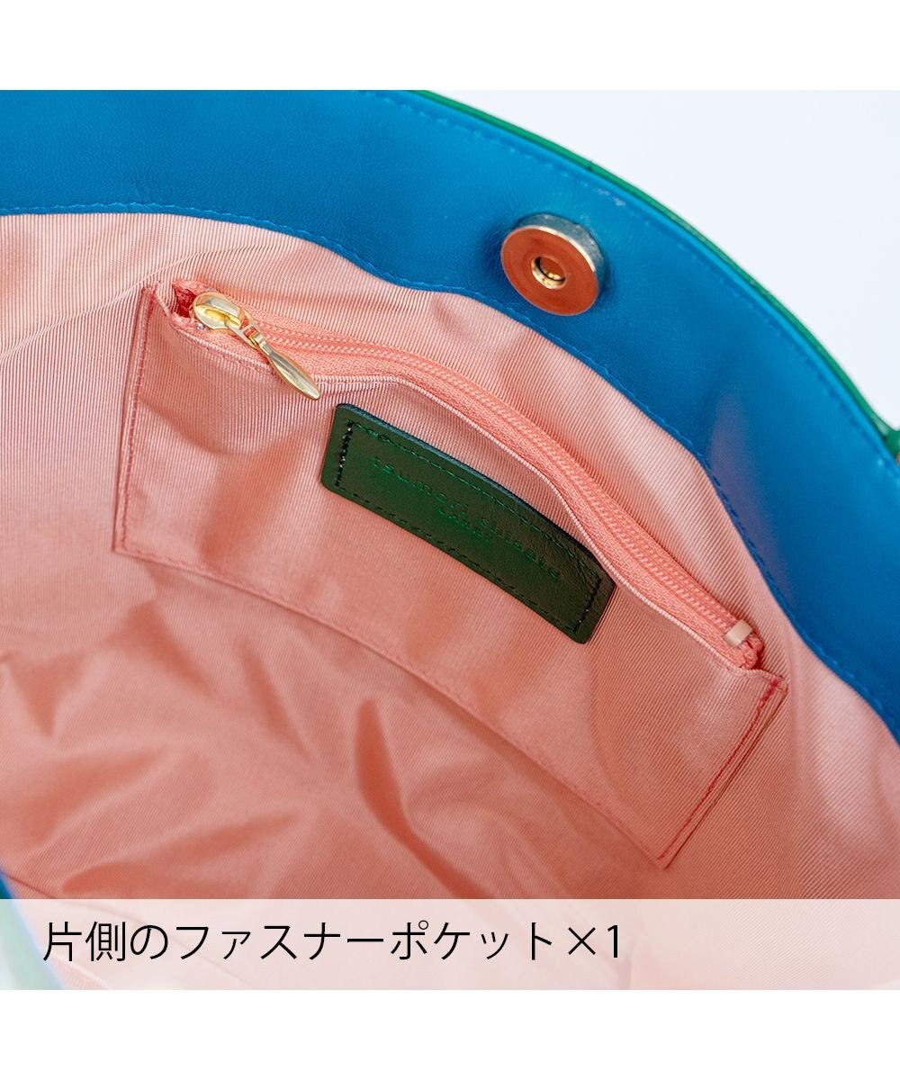 tsumori chisato CARRY ネコキルティング ハンドバッグ ミニバッグ 