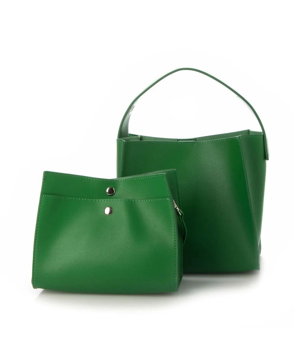 UNBILLION 【テレビ ドラマ着用アイテム】カシュカシュ cachecache / ヒネリハンドルインバッグセットトート 