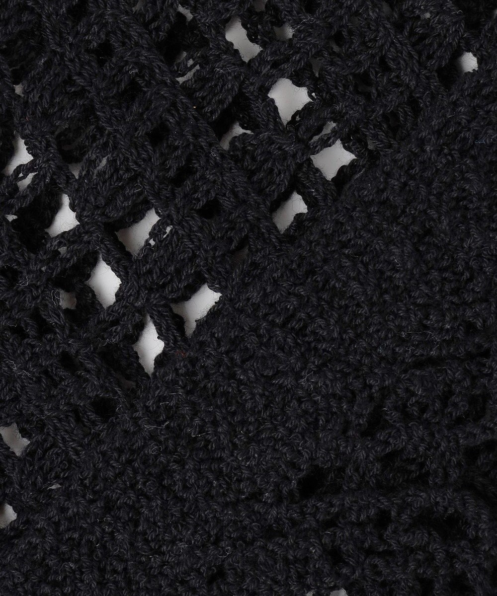 23区 【先行予約】エンブロイダリーレース ポロ ニット 