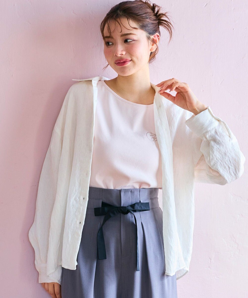 Feroux ナチュラルタッチ 楊柳 シャツ 