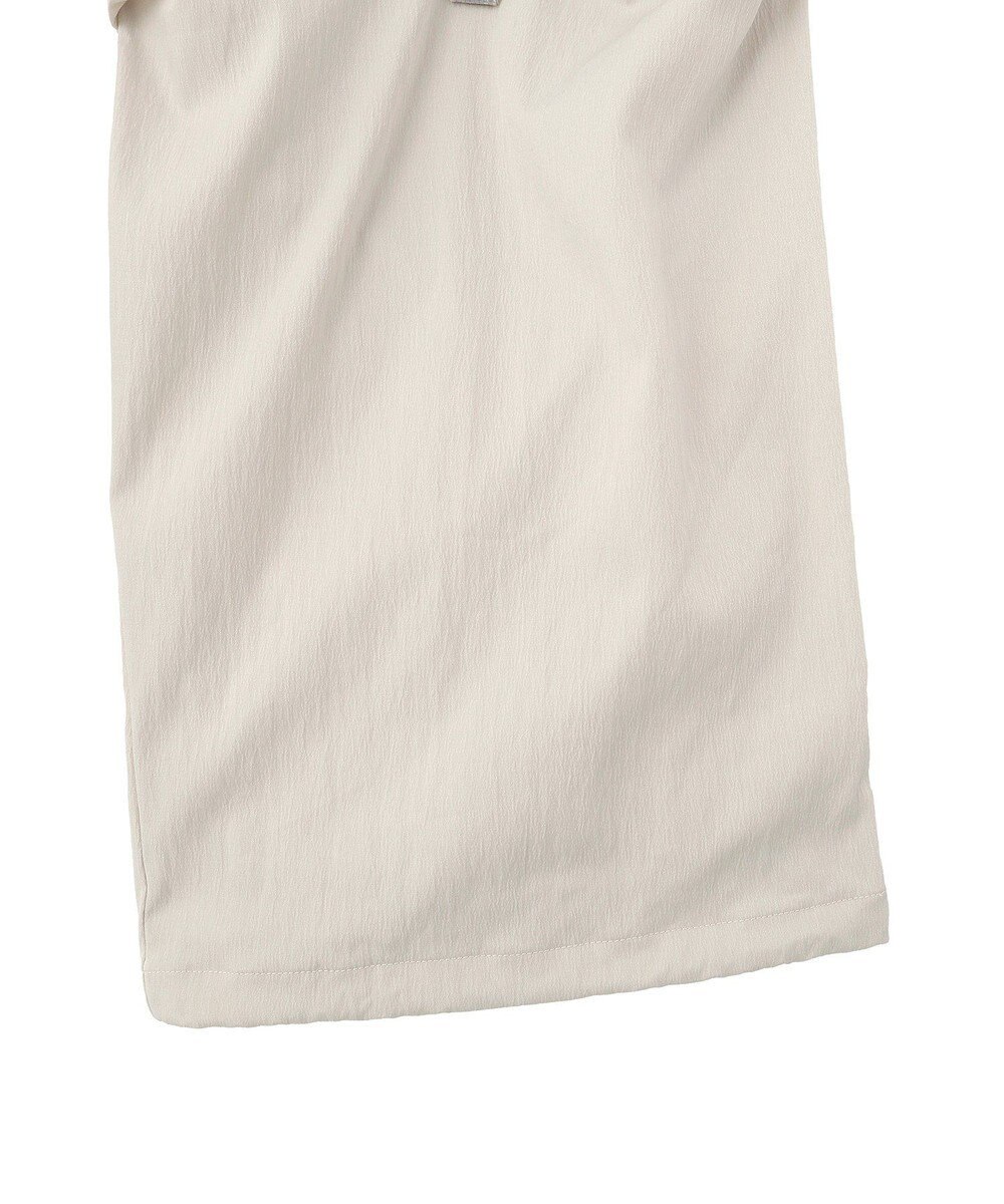 Green Parks 表面感サテンタックパンツ 