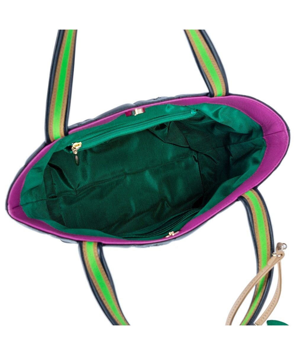 tsumori chisato CARRY ネコキルティング ハンドバッグ ミニバッグ 