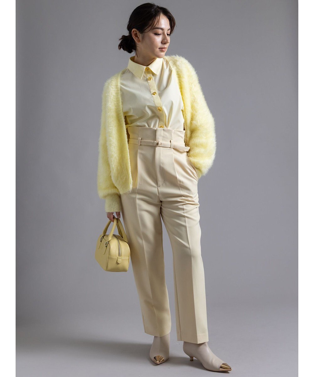 Te chichi 【Atelier Bonheur】キャットヤーンVネックカーディガン《2025winter catalog item》 