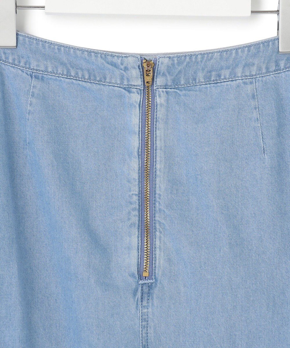 23区 S 【洗える】ライトダンガリー フレア スカート 