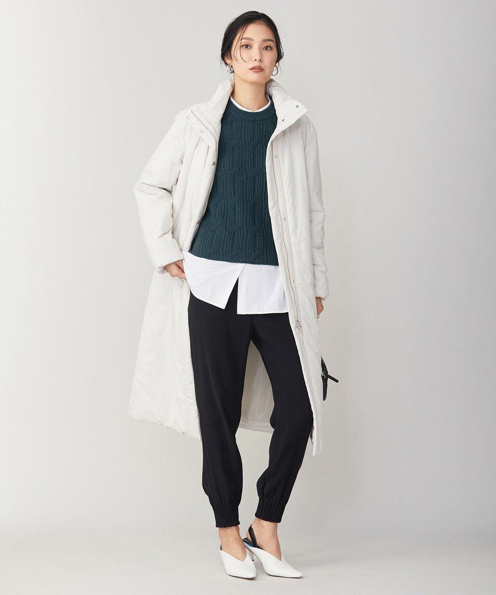 ICB L パディングロングコート 