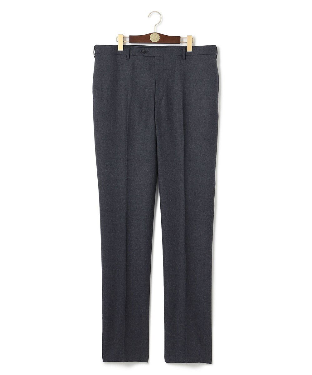 J.PRESS MEN 【KING SIZE】【ウォッシャブル可】トリートメントウール ストレッチフランネル スラックス 