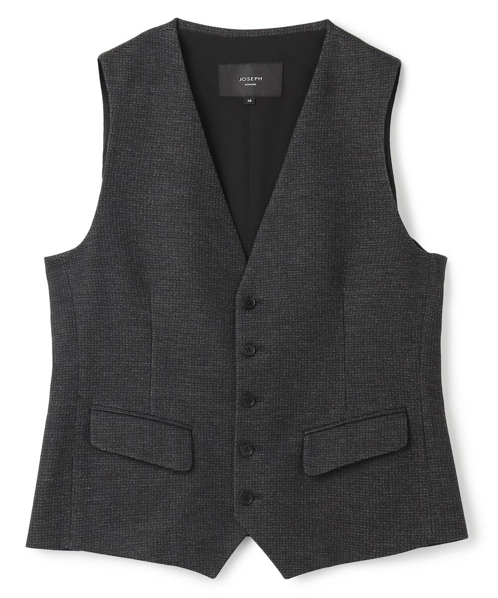 JOSEPH HOMME 新素材【ストレッチ/セットアップ対応】クリアドビージャージー ジレ 