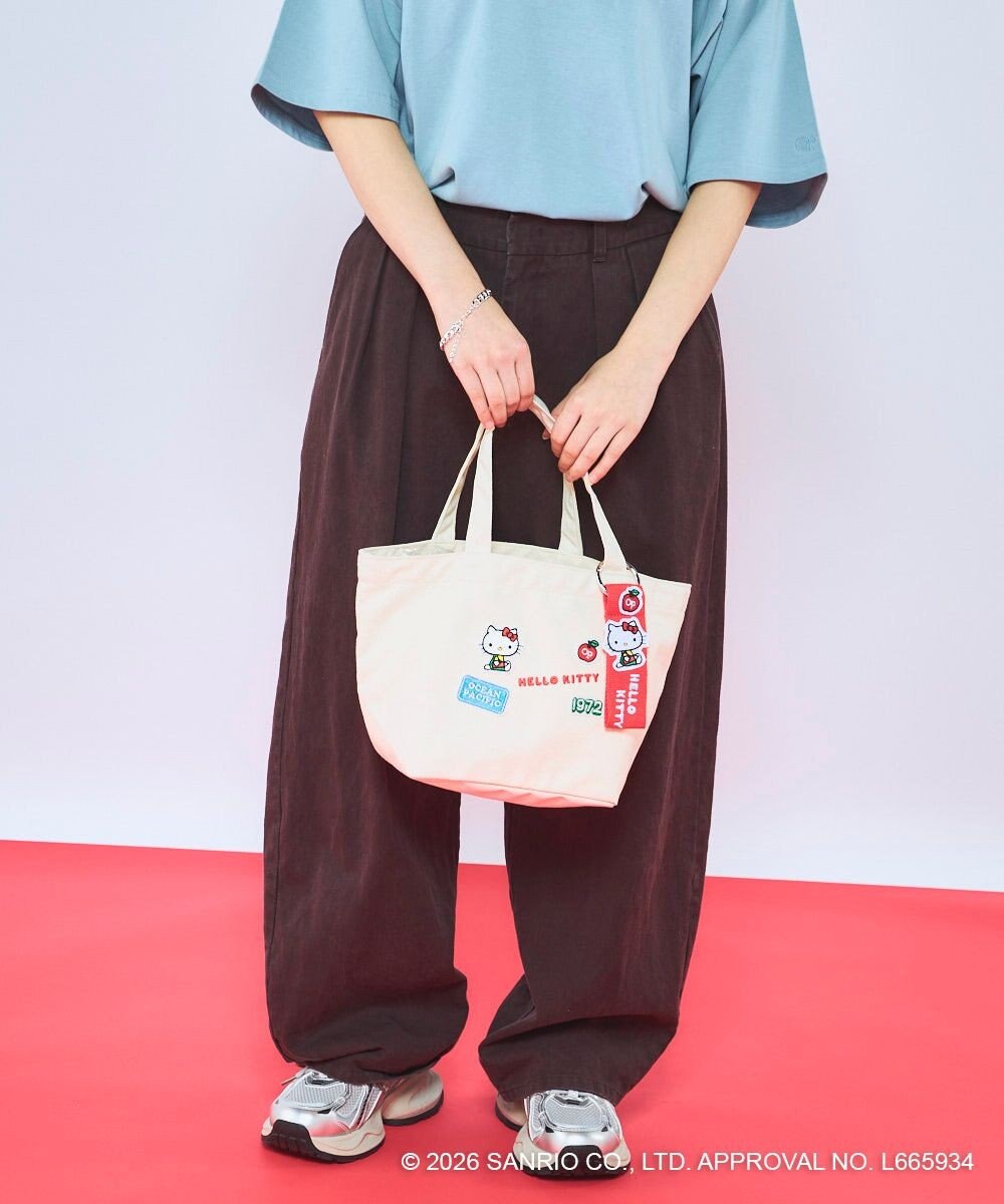 OP／FILA 【Ocean Pacific×ハローキティ】キャンバスミニトートバッグ 