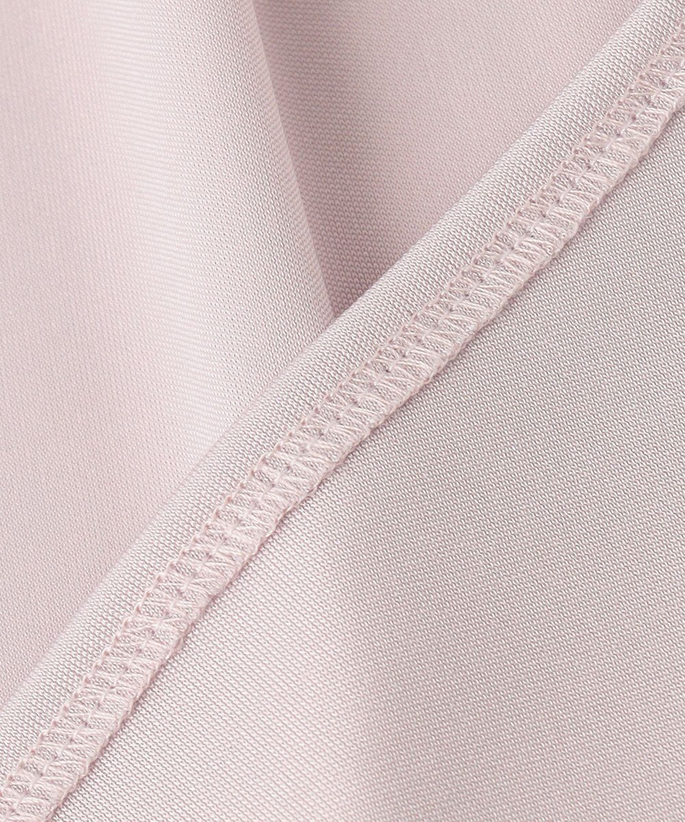 ICB L 【洗える】トリアセサテンスムース ボウタイ風プルオーバー 