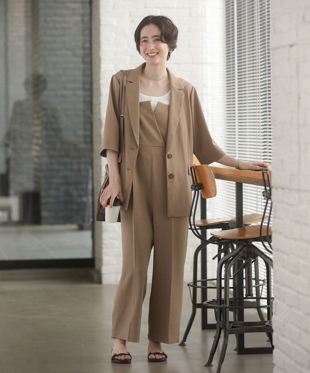 Green Parks シングル半袖ジャケット 