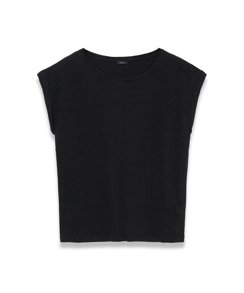 JOSEPH 【洗える】リネンジャージー　キャップスリーブトップス 