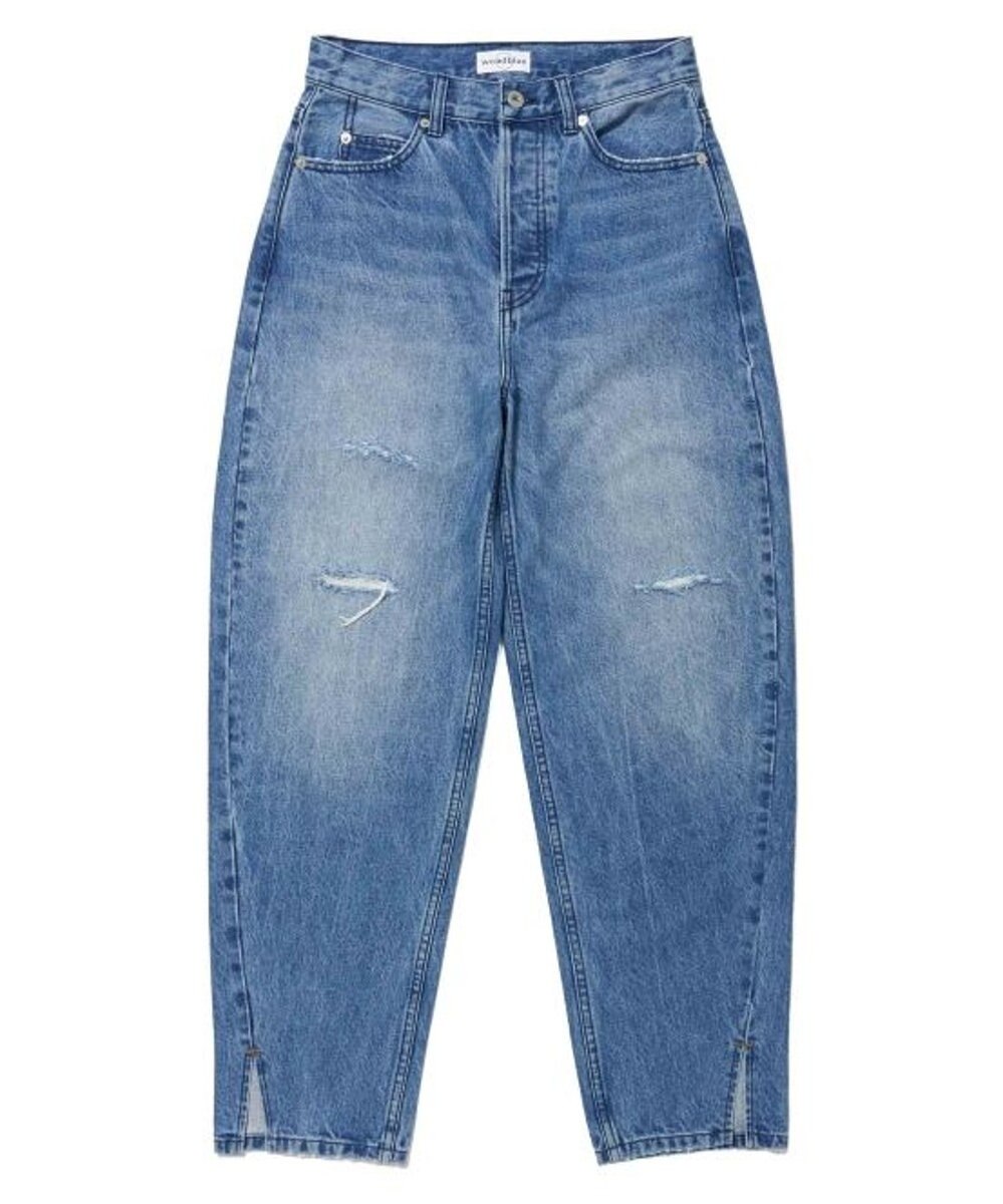 woadblue 【157】slit tapered デニムパンツ 