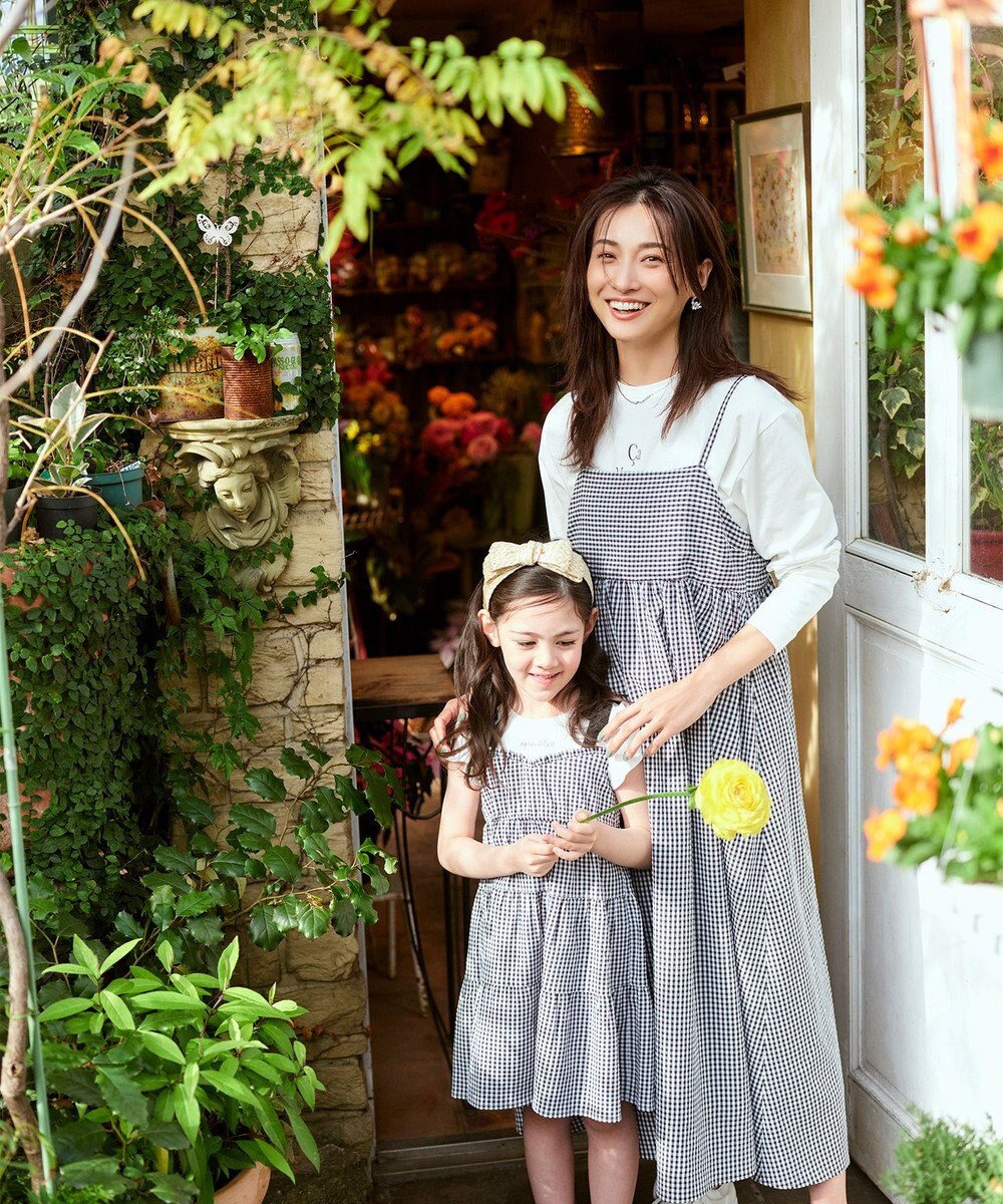 ANY KIDS サッカー ギンガム ワンピース 