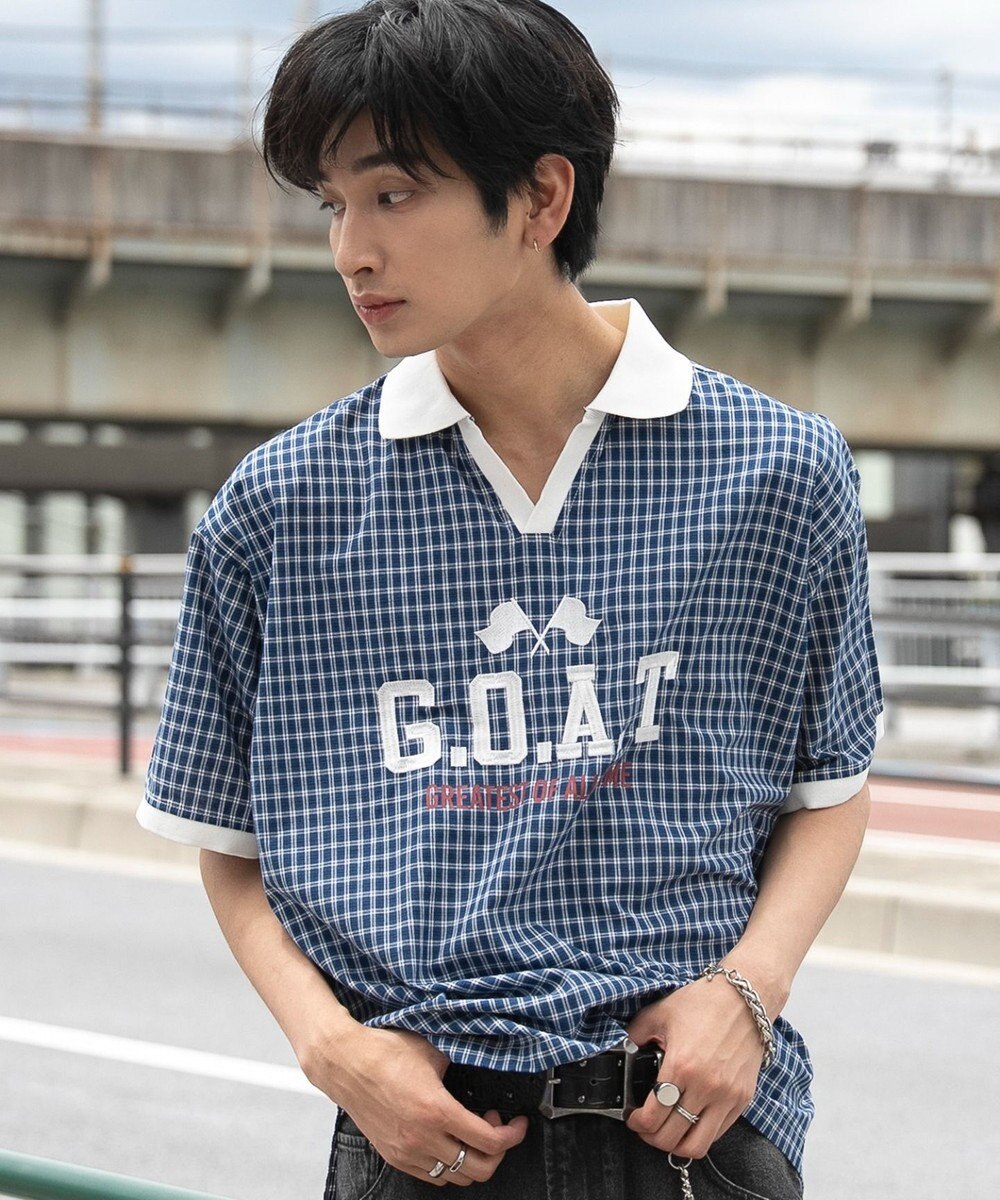 WEGO 【ユニセックス着用ITEM】チェックゲームシャツ 
