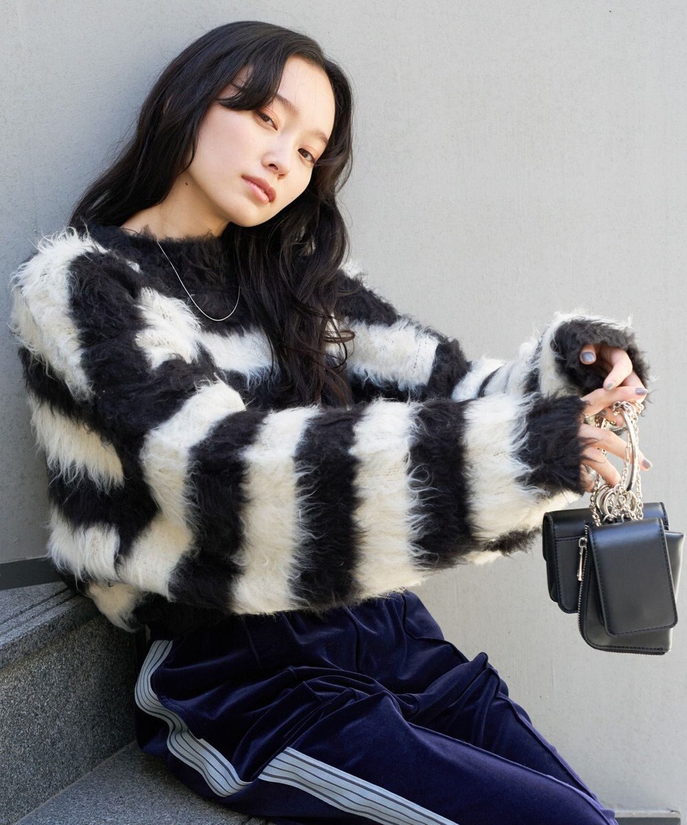 WEGO ファータッチボーダーショートプルオーバー 