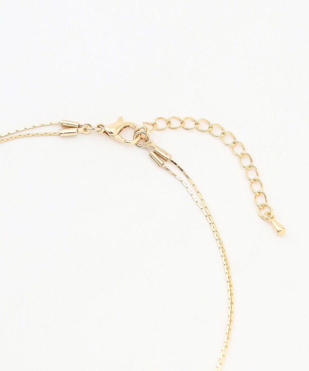 ANY レイヤード風２連ネックレス 