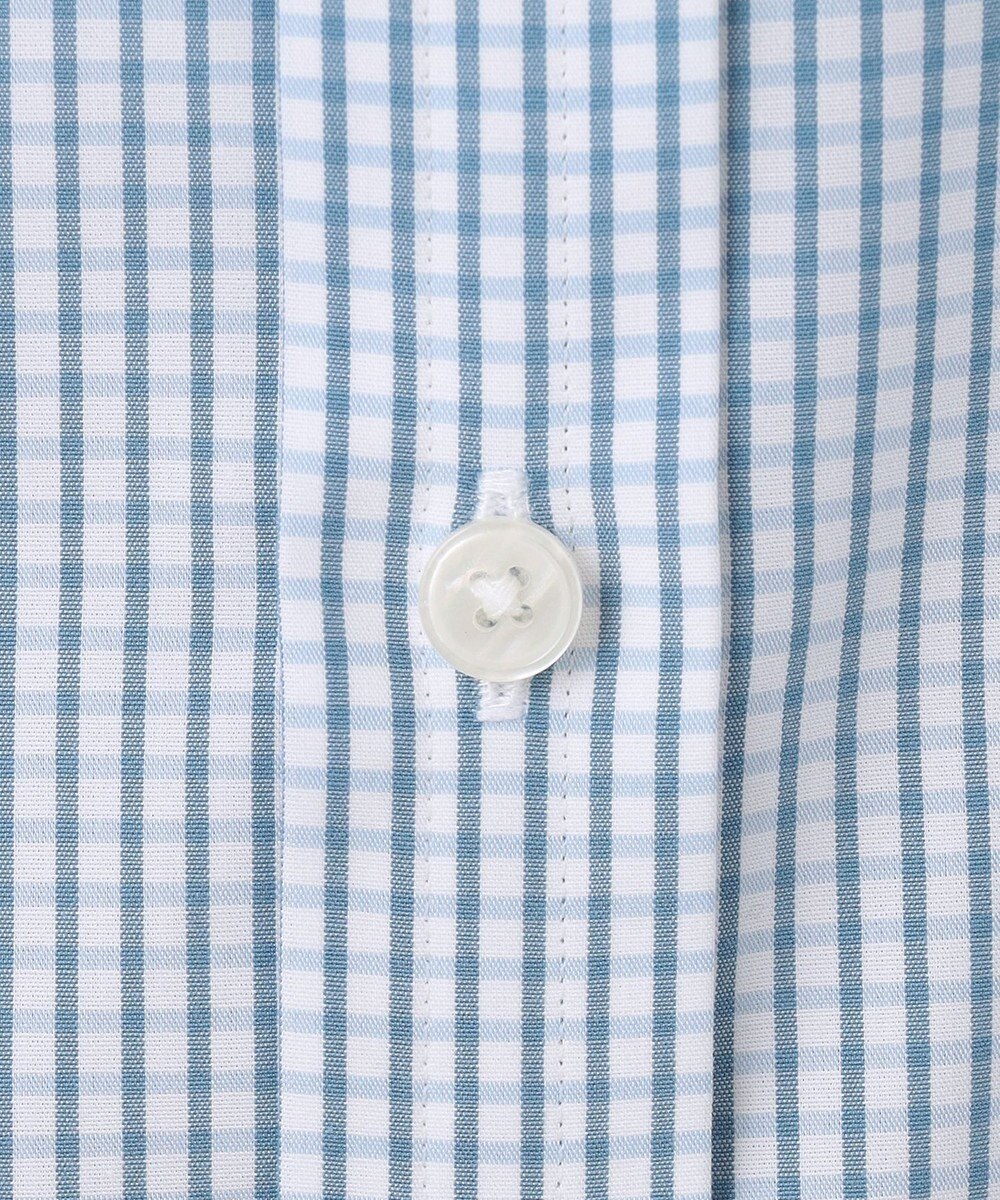 GOTAIRIKU 【形態安定】PREMIUMPLEATS_スモールワイドカラー 通年ドレスシャツ（チェック） 