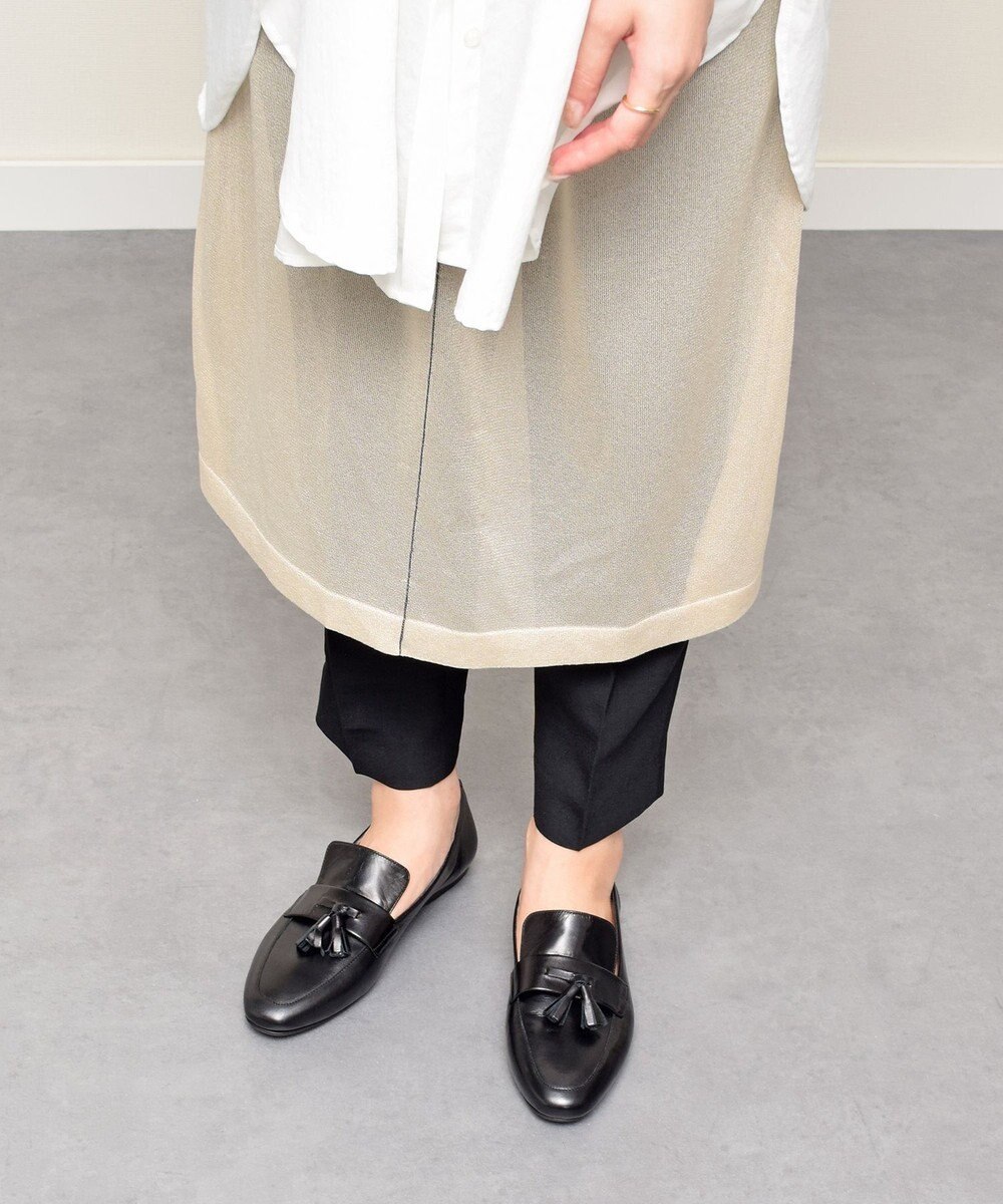 INTER-CHAUSSURES 【FABIO RUSCONI】フラットヒールタッセルローファー 