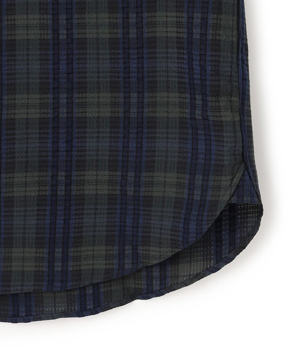 J.PRESS MEN 【KING SIZE 】【吸水速乾 / 接触冷感 / 高通気性】Aero Weave クールマックスサッカー チェック シャツ / B.D. 