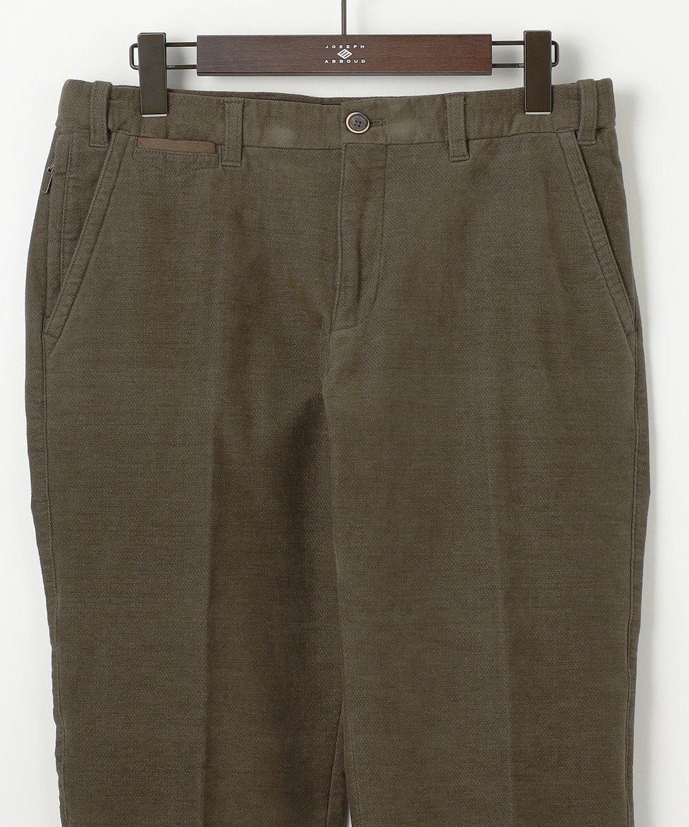 JOSEPH ABBOUD 【キングサイズ・ウエストも伸びる！/ストレッチ/暖かい/オーガニック】オーガニックカルゼストレッチ パンツ 
