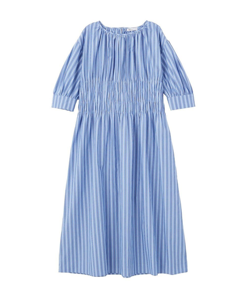 CRAFT STANDARD BOUTIQUE インド製 ハーフスリーブシャーリングワンピース 