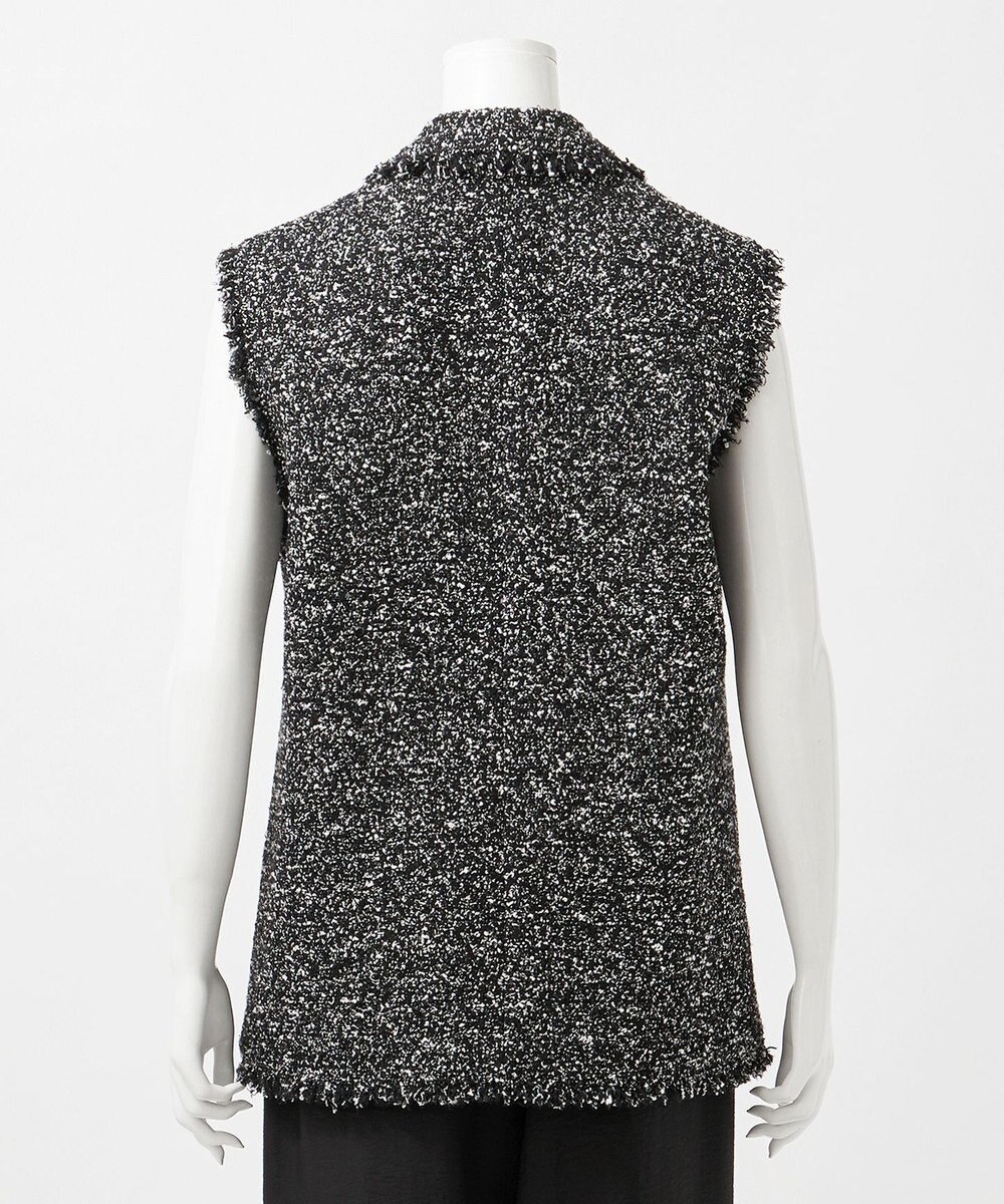 23区 L 【GOLD LABEL】CAMPOREバイカラーツイード ジレ 