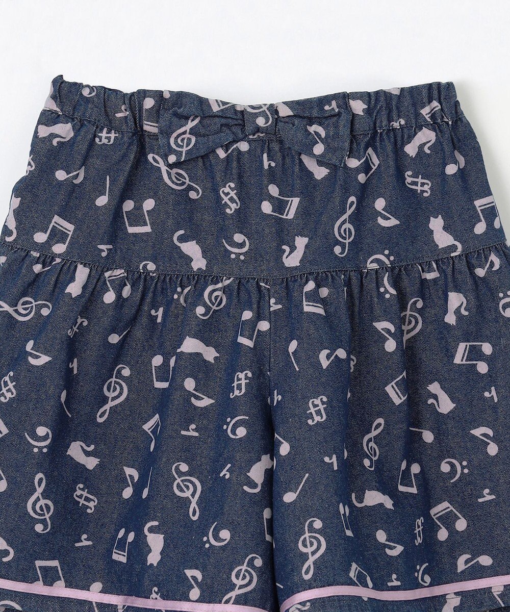 ANY KIDS 音符総柄キュロット 