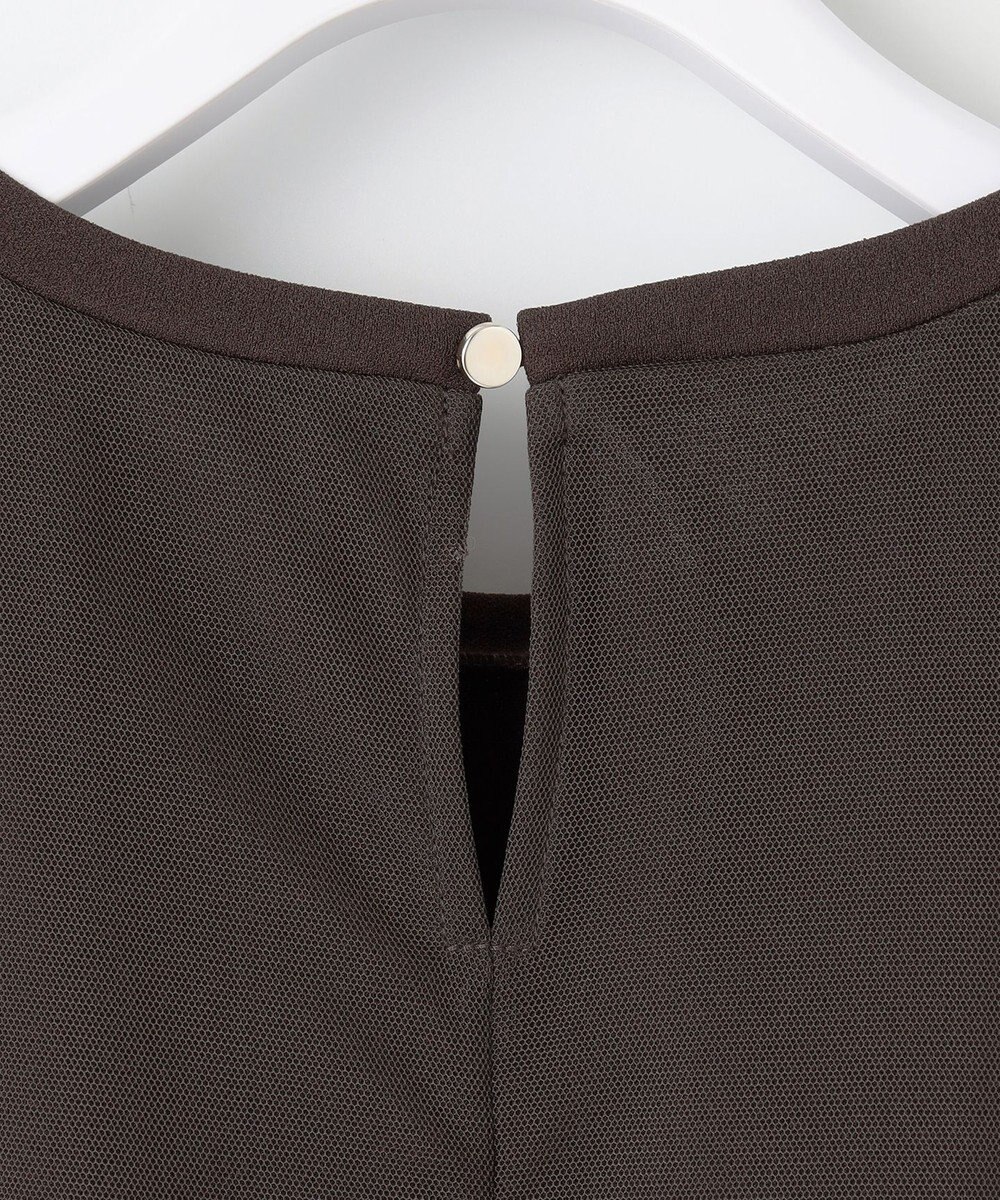 ANY SIS L 【洗える】カットジョーゼットチュール トップス 