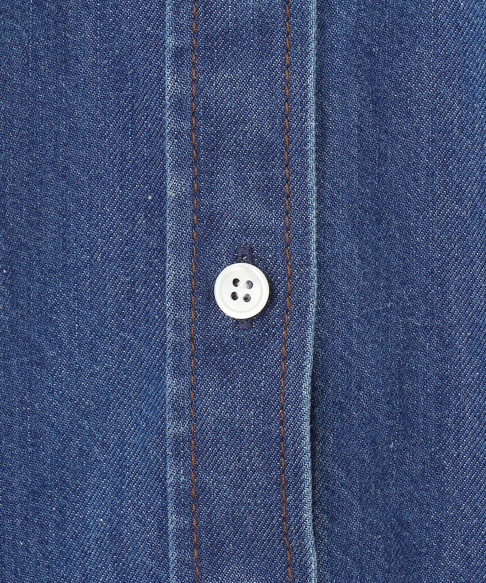 BEIGE， 【洗える】DELAUP / ダンガリー風コットンデニムシャツ 