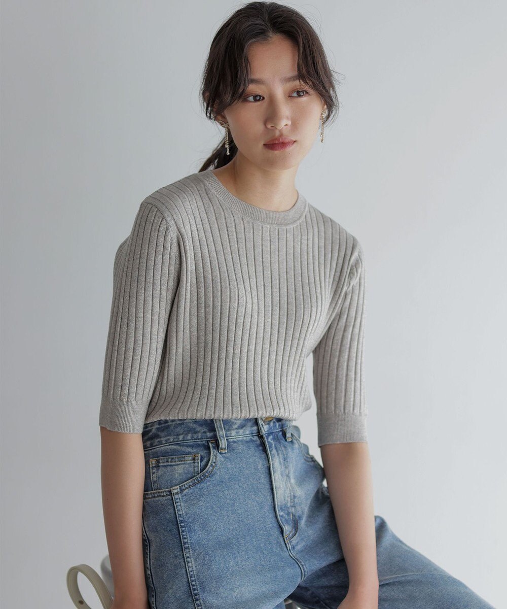 組曲 S ラメアンサンブル ニット 