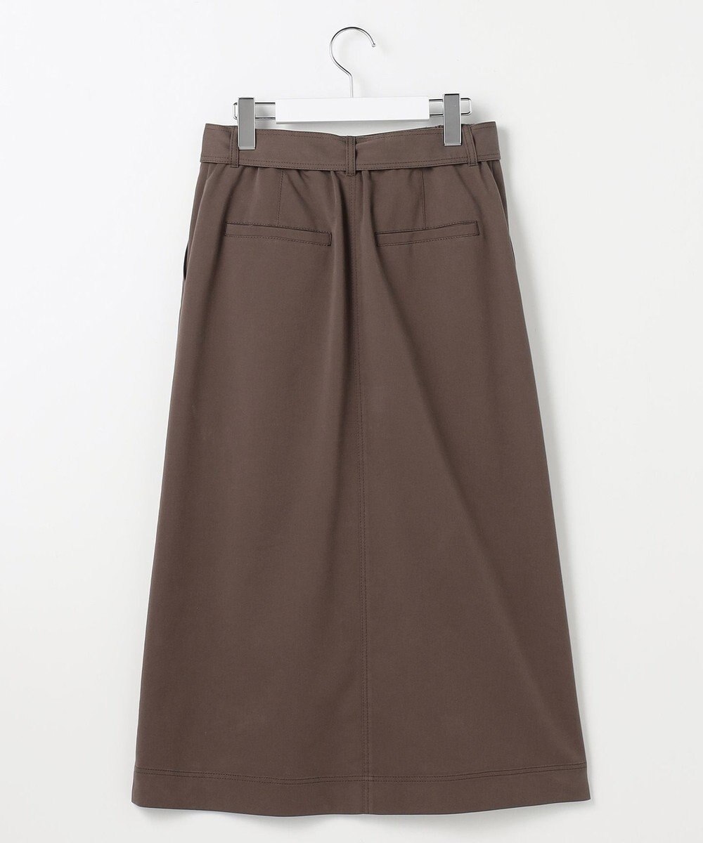 自由区 L ブラッシュドコットンサテンナロー スカート 