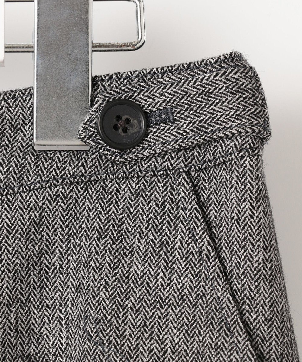 J.PRESS LADIES クラシカルツイード＆ヘリンボン セミワイド パンツ 