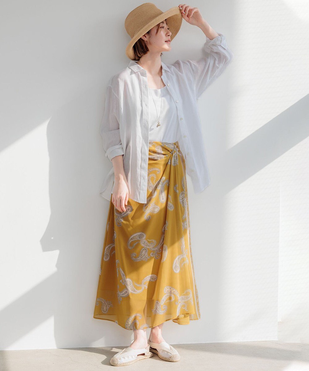 23区 S 【Oggi8月号掲載/洗える】LIBECO ベーシック シャツ 