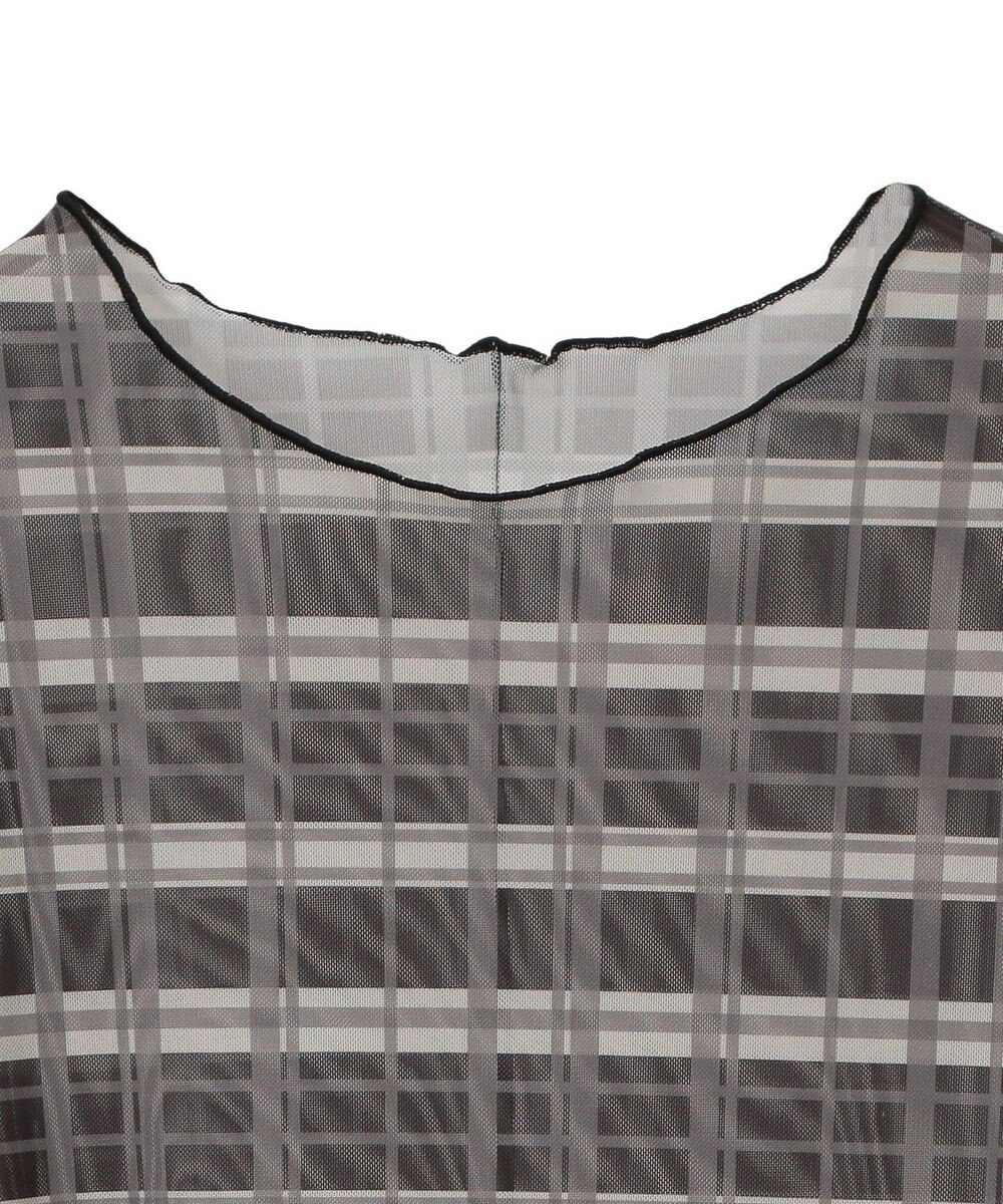 earth music&ecology シアーチェックプルオーバー 