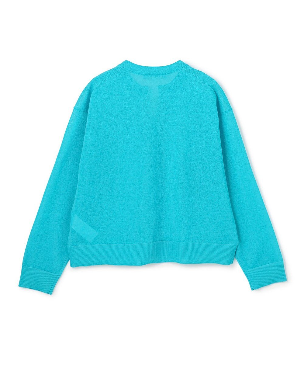 UNFILO シアーフォルムニット キーネックカーディガン 