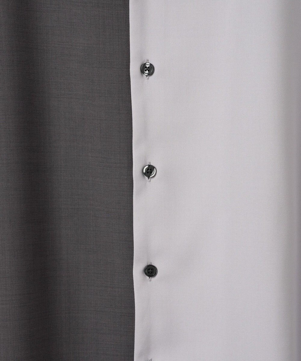 WEGO カラーブロックオープンカラーシャツ（S） 