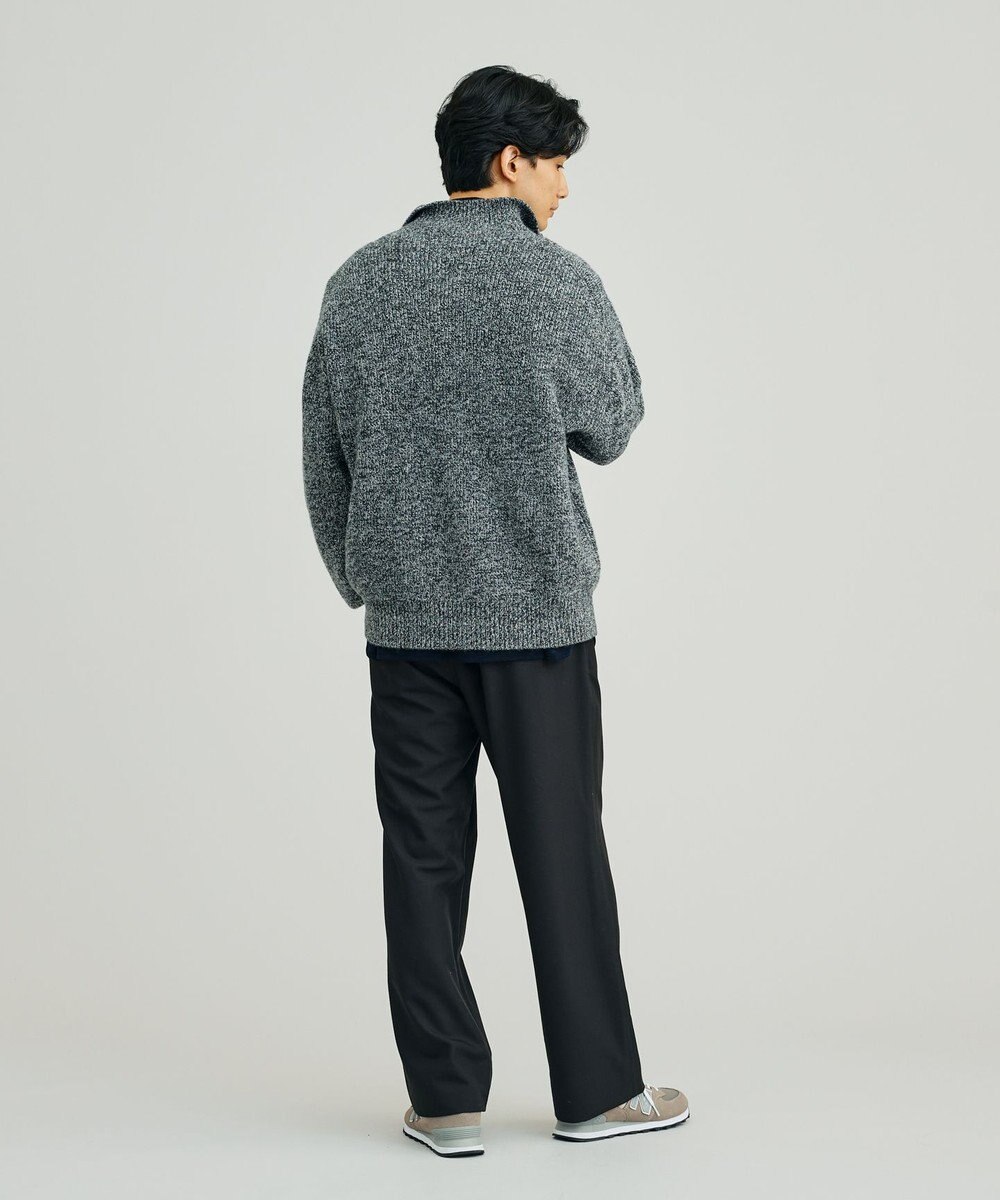 J.PRESS YORK STREET 【UNISEX】ウールカシミヤ ハーフジップニット 
