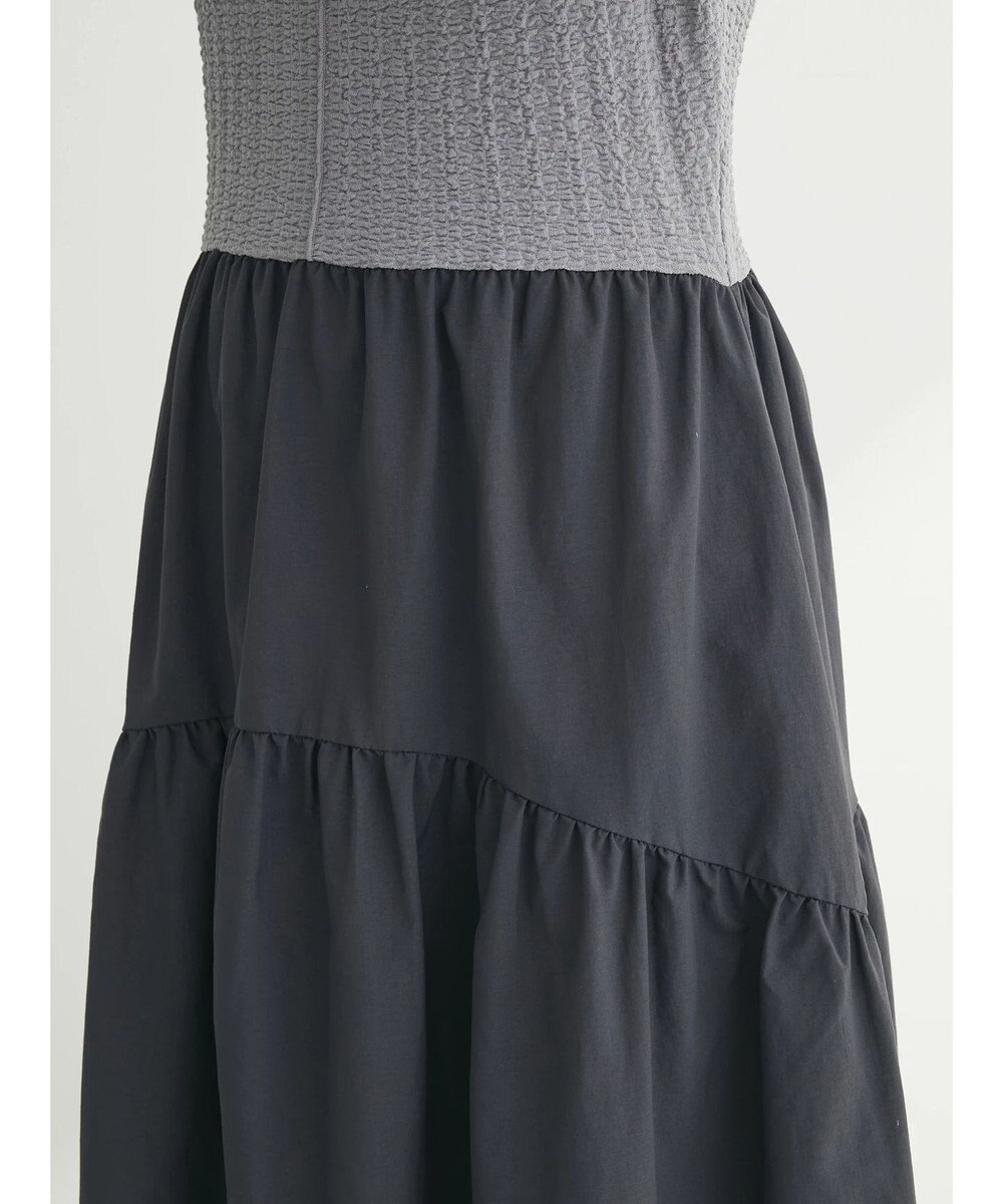 Green Parks しぼドッキングワンピース 