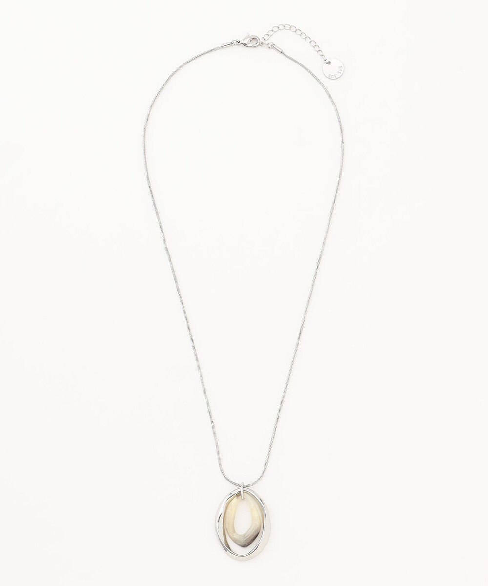 ANY SIS マーブルメタル ネックレス 