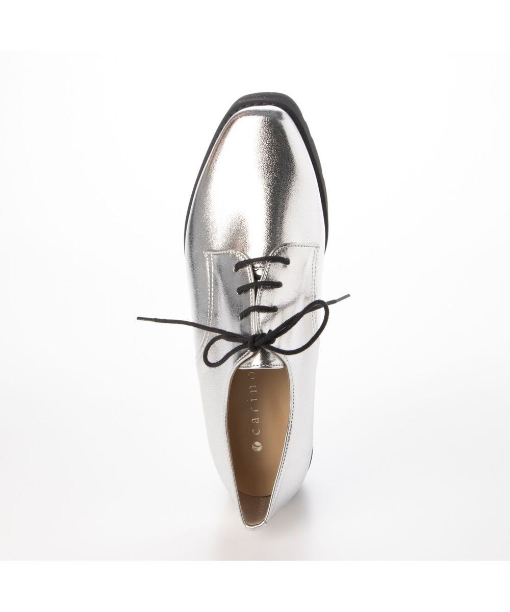 MODE ET JACOMO <carino>【レイン対応】レースアッププラットフォーム 