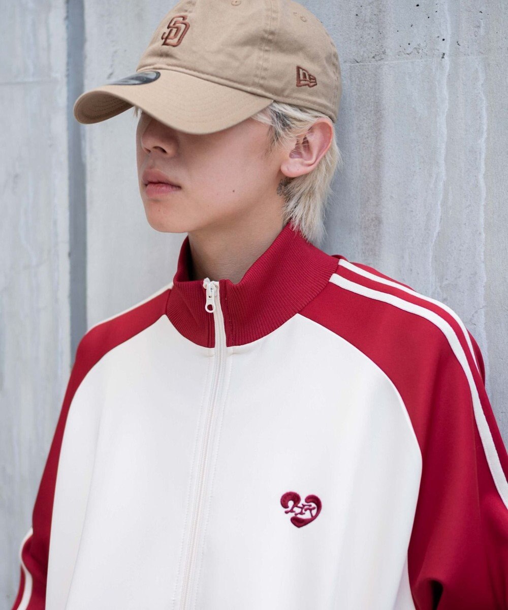 WEGO 【ユニセックスITEM/MLサイズ展開】ラグランライントラックジャケット 