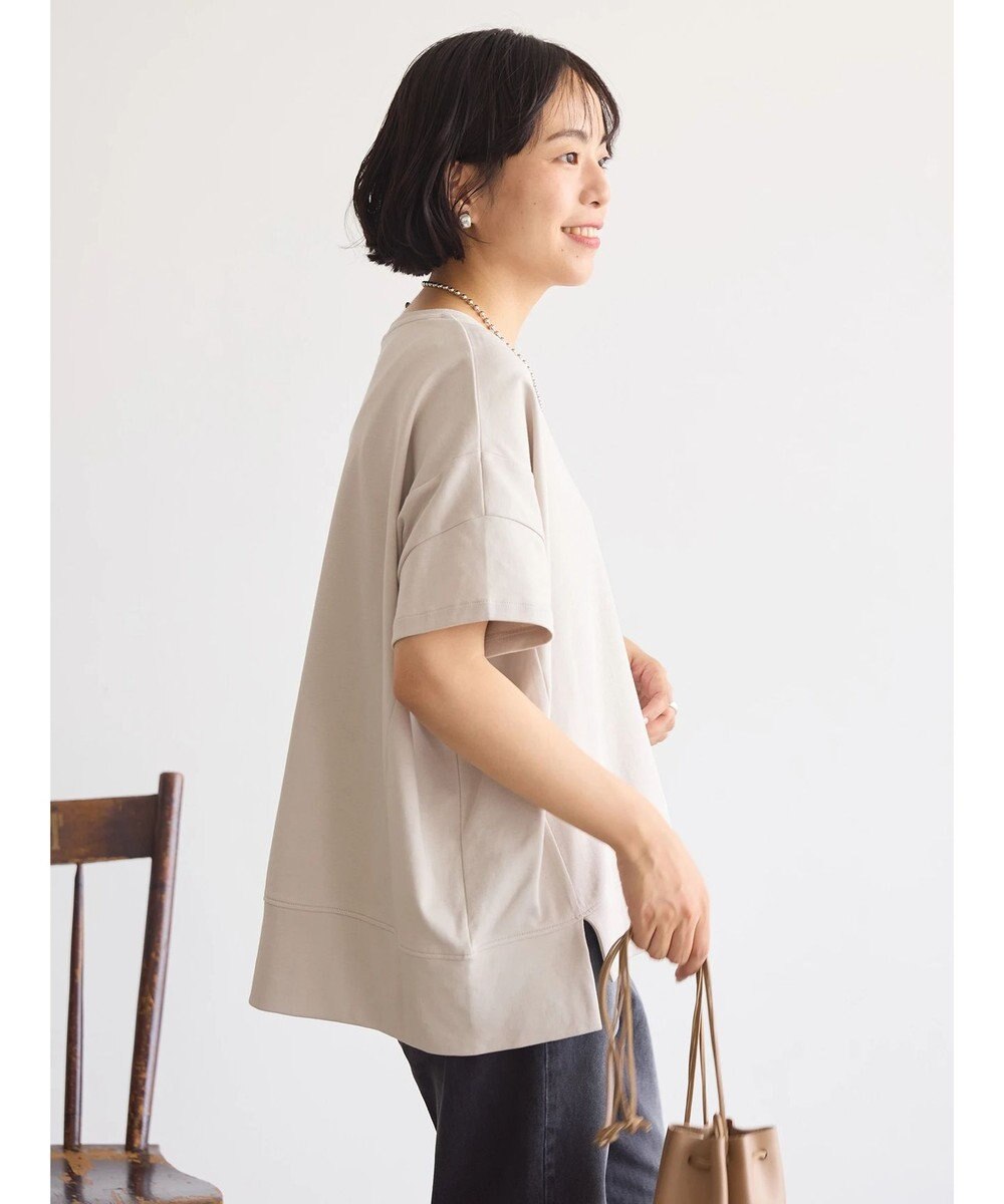 AMERICAN HOLIC 接触冷感裾切り替えカットプルオーバー 